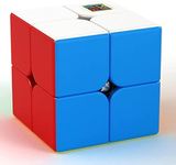 Bokefenuo Moyu Meilong Speed Cube 2x2 Stickerless Meilong Puzzle 2x2x2 Cube Education Toys Magic Cube