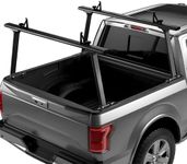 HRepair Universal Heavy Duty Aluminum Pickup Truck Racks(Black) fits for Ford Toyota Tacoma Chevrolet Silverado GMC Sierra RAM, Truck Ladder Rack for Kayaks, 800 lbs