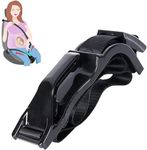 Pregnancy Buffer Adjuster - Seat Bump Strap for Pregnant Women Protect Belly - Prevent Compression of Abdomen - A Must Have Maternity Seat Cover Adjuster for Expectant (Black)