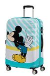 American Tourister Wavebreaker Disney - Spinner S, Kids luggage, 55 cm, 36 L, Multicolour (Mickey Blue Kiss)