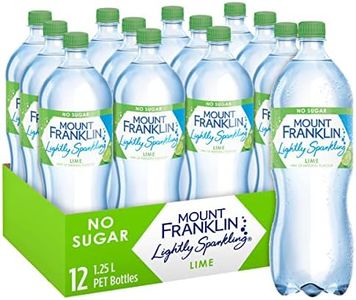 Mount Franklin Lightly Sparkling Water Lime 1.25L x 12