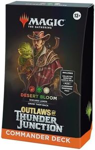 Magic: The Gathering Outlaws of Thunder Junction Commander Deck - Desert Bloom (100-Card Deck, 2-Card Collector Booster Sample Pack + Accessories)