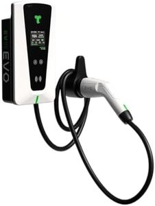 techtron® EV Charger 11kW Type 2 (16A, 3 Phase) Smart Wallbox UK, EV Home Charger with WiFi, Bluetooth, RFID App Control, 5M Cable, IP65 Indoor Outdoor EV Charger, Compatible with All Type 2 EVs