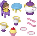 Fisher-Price Little People – Disney Princess Time for Tea with Belle, 10+ Pieces Pretend playset for Toddlers and Preschool Kids