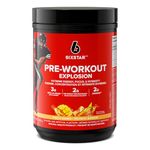 Six Star Pre-Workout Explosion, Peach Mango (30 Servings) - Preworkout Energy Powder Supplement for Men & Women - Pre Workout Drink Mix with Creatine & Beta Alanine -Sports Nutrition Products