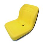 Welironly Yellow High Back Seat for John Deere Lawn Mower Models L100, L105, L107