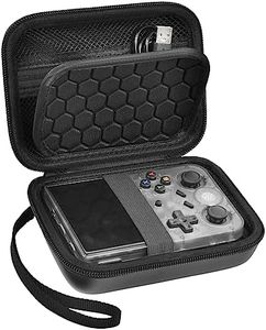 PAIYULE Travel Case Compatible with RG353V/ RG35XX/ RG353VS Retro Handheld Game Console, Handheld Emulator Storage Holder Organizer, Android Game Console Carrying Bag (Box Only)