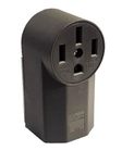 14-50R Surface Mount Straight Blade Receptacle - 50amp - 125/250 Volt - Nema 14-50 - 3/4" or 1" knockouts on Both Back & Bottom - Perfect for Stove, Oven, Range, EV, Electric Vehicles