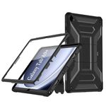 Samsung Galaxy Tab A9+ Plus Case 11 inch 2023, TrendGate Lightweight Shockproof Armor Series Full Cover Built-in Screen Protector with Stand for Galaxy Tab A9+ 11'' (SM-X210/X216/X218) - Black