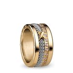 BERING Exchangeable Ring Combination for Women in Gold and Silver with the Distinctive Twist and Change System, Memel