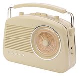 Konig Retro Radio with Bluetooth Wireless Technology - Beige