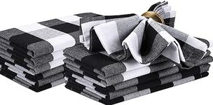 Black And White Cloth Napkins