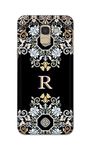 PRINTFIDAA Name II Initial II Letter Alphabet R Floral Pattern Printed Designer Hard Back Case Cover for Samsung Galaxy J6 (2018) (5.6") / Samsung On 6 (2018), J600F / DS -(VS) MVN1007