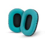 Brainwavz Earpads for Sony MDR 7506, Compatible V6, V7, CD900ST, MDR7506 & Other Headphones, Memory Foam Ear Pads (See Dimensions), Turquoise