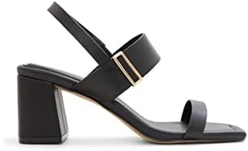 ALDO Women's Fidles Heeled Sandal, Black, 6.5