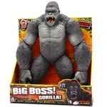 Lanard Primal Clash! Big Boss Gorilla! - 17'' Action Figure, Giant Poseable Mega-Monster, Ages 3+