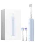 Laifen Wave Electric Toothbrush, Oscillation & Vibration Sonic Electric Toothbrush for Adults with 3 Brush Heads, IPX7 Waterproof Magnetic Rechargeable Travel Powered Toothbrush (Blue ABS)