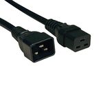 Tripp Lite Heavy-Duty Computer Power Extension Cord for Servers and Computers 20A, 12AWG (IEC-320-C19 to IEC-320-C20) 10-ft.(P036-010)