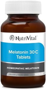 NUTRIVITAL Homeopathic Melatonin 130mg 30 Caps