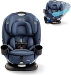 Graco Turn2Me 3-in-1 Rotating Convertible Car Seat, Rear to Forward Facing & Highback Booster, Easy Installation, Brighton