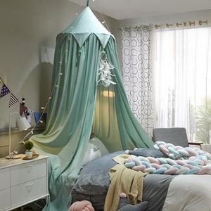 Bed Canopy for Girls, Princess Canopy for Girls Bed, Extra Large Girls Canopy Full Size Tent Reading Corner(Green)