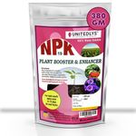 Unitedlys Npk 19 Fertilizer Powder For Plants 380Gms With Seeds Including Dhaniya, Palak & Methi | Plant Food For Maximum Growth Boost & Production | Ideal For Home, Garden & Outdoor Plant Care