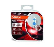 OSRAM 64210NBL-HCB NIGHT BREAKER LASER H7, Halogen Headlamp Bulb for Passenger Car, 12 V, Duobox (2 units)