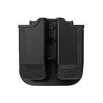 IMI-Defense Concealed Double Magazine Mag Pouch Glock 17/19/22/23/26/27/31/32/33 Pistol Handgun