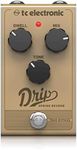 TC Electronic DRIP SPRING REVERB Retro Spring Reverb with Adjustable Dwell, Mix and Tone for Sparkling Reverb Sound