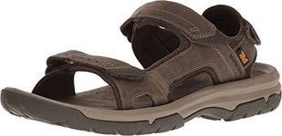 Teva Men's M Langdon Ankle Strap Sandals, Brown Walnut, 10 UK