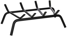 Panacea 15450 4-Bar Hexagonal Bar Fireplace Grate, 18-Inch, Black