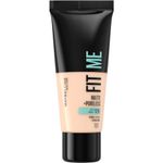 Maybelline Fit Me Foundation, Medium Coverage, Blendable With a Matte and Poreless Finish, For Normal to Oily Skin, Shade: 101 True Ivory, 30ml