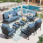 PHI VILLA 7 PCS Patio Furniture Set