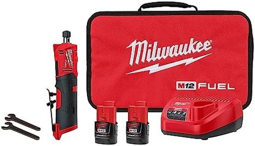 Milwaukee 2486-22 M12 Fuel 1/4" Straight Die Grinder 2 Battery Kit