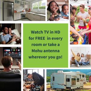 Mohu Leaf Indoor TV Antenna – HDTV, Compact, Easy Install