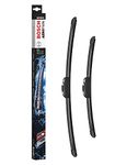 Bosch Wiper Blade Aerotwin AR552S, Length: 550mm/400mm – Set of Front Wiper Blades - Only for Left-Hand Drive (EU)