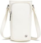 INICAT Crossbody Bag Water Bottle Holder with Strap Cell Phone Purse for Tumbler Accessories(White)