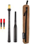 Frazer Warnock Standard Bagpipe Practice Chanter for Scottish Highland Bagpipes, 2 Quality Reeds, Breathable Case and Reed Tube Bundle