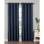 Bella Luna Euphoria Curtain Panel, 54x95, Navy