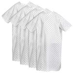 Talvania Hospital Gown Unisex Patient Gowns Back Ties Fits up to XXL, Snow Flake, Fits up to XXL