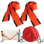 Moving Straps, Furniture Shoulder Straps, Shoulder Lifting Straps for Carrying Heavy Furniture, Appliances, Mattresses, Lifting Heavy Items (Orange)