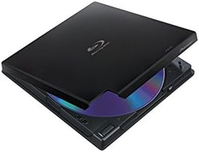 Pioneer BDR-XD05B 6x Slim Portable USB 3.0 Blu-Ray Burner (Black) - Supports BDXL/BD/DVD/CD - Bonus CyberLink Media Suite 10 Windows Software