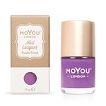 MoYou-London Premium Stamping Nail Polish, 9ml - Purple Punch