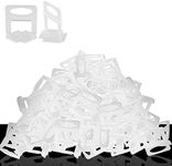 HighFree 400PCS Tile Leveling System Clips 1/8" DIY Tiles Leveler Spacers for Professional Ceramic Tile and Stone Installation (3mm)
