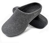 Aitann Orthopedic Clog Slippers With Arch Support, For Plantar Fasciitis Pain Relief, Non-Slip on House Shoes(GREY,UK6,Wide)