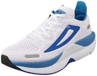 Fila Men's SHOCKET Running Shoe, White-Lapis Blue, 11 UK