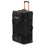 Jeep Js005a Two Wheel Rolling Travel Duffle Bag, Black, 31 Inch, Js005a Two Wheel Rolling Travel Duffle Bag