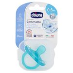 Chicco Soother Physio Soft Silicone 0-6M Color Blue