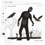 New Pack of 50 Zombie Paper Shooting Practice Air Gun Targets 14 x 14cm