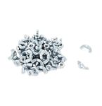 binifiMux 60pcs 6-32 Wing Nuts Butterfly Nuts, Carbon Steel Zinc Plated